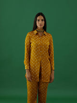 Apurva - Mustard Co-ords Set - 5elements