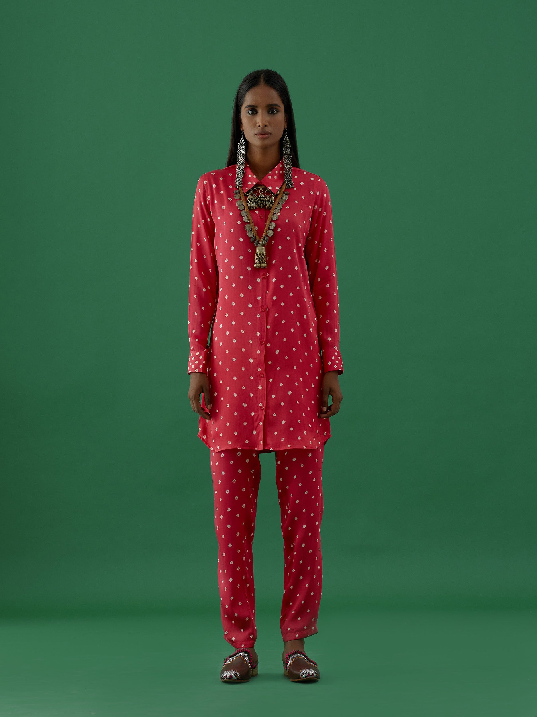 Apurva - Pink Co-ords Set - 5elements