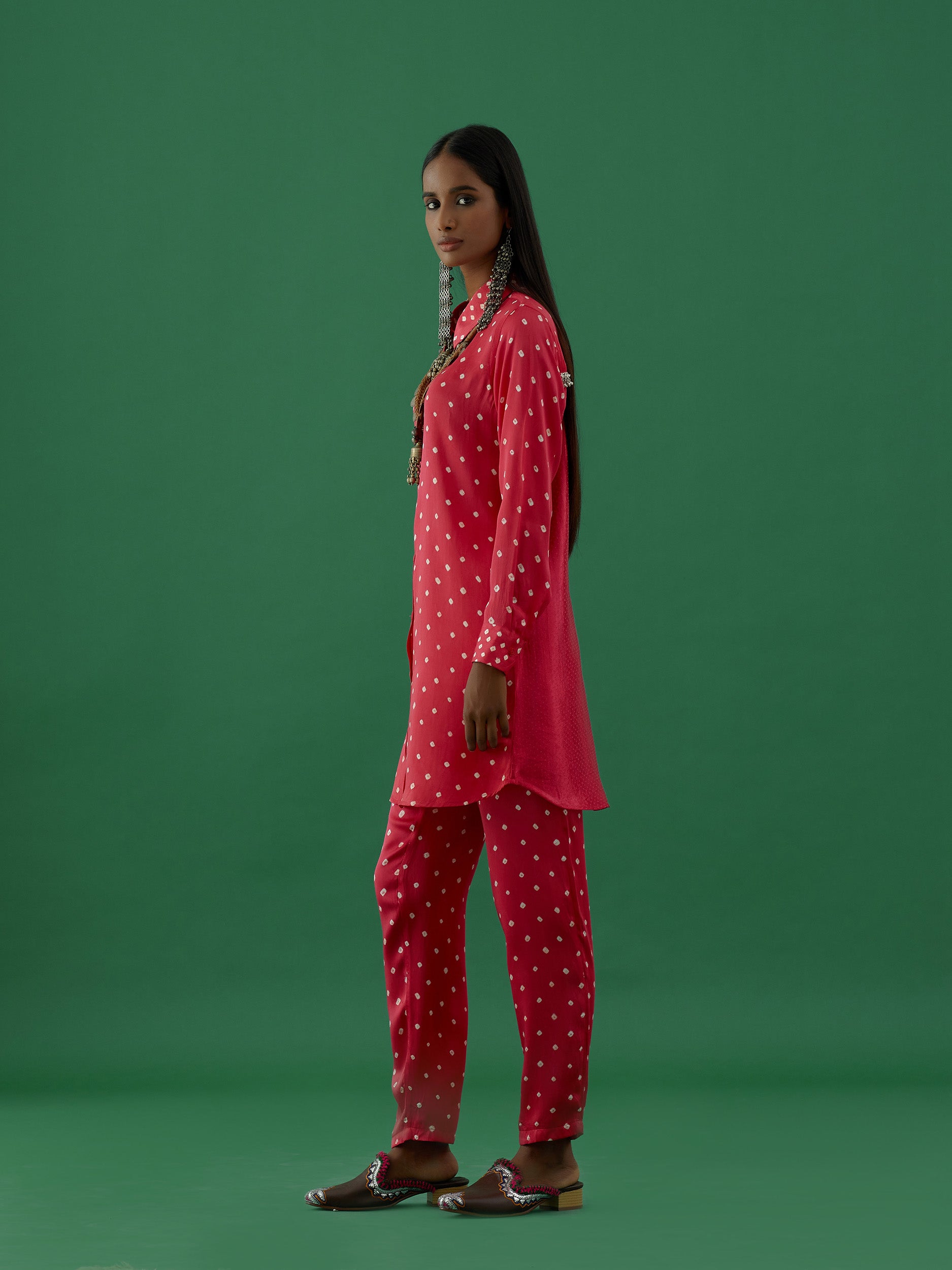 Apurva - Pink Co-ords Set - 5elements