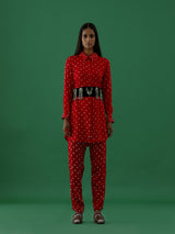 Apurva - Red Co-ords Set - 5elements