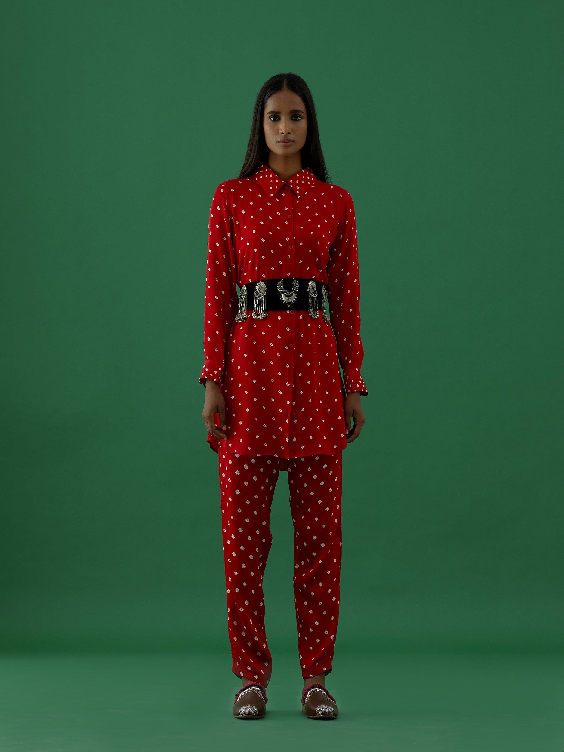 Apurva - Red Co-ords Top - 5elements