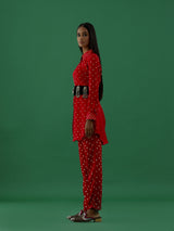 Apurva - Red Co-ords Set - 5elements