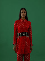 Apurva - Red Co-ords Set - 5elements