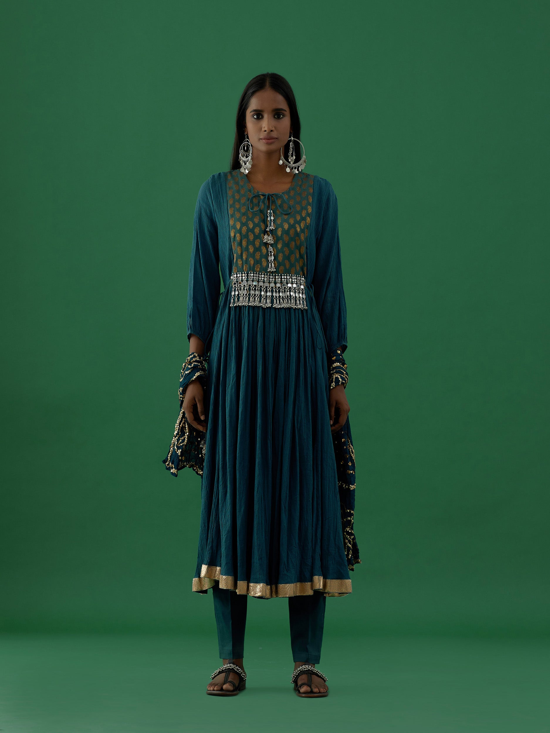 Adhira - Blue kurta Set - 5elements