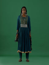 Adhira - Blue kurta Set - 5elements