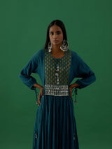 Adhira - Blue kurta Set - 5elements