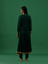 Kalindi - Green kurta Set - 5elements