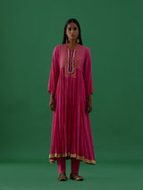 Vedapriya - Pink kurta Set - 5elements