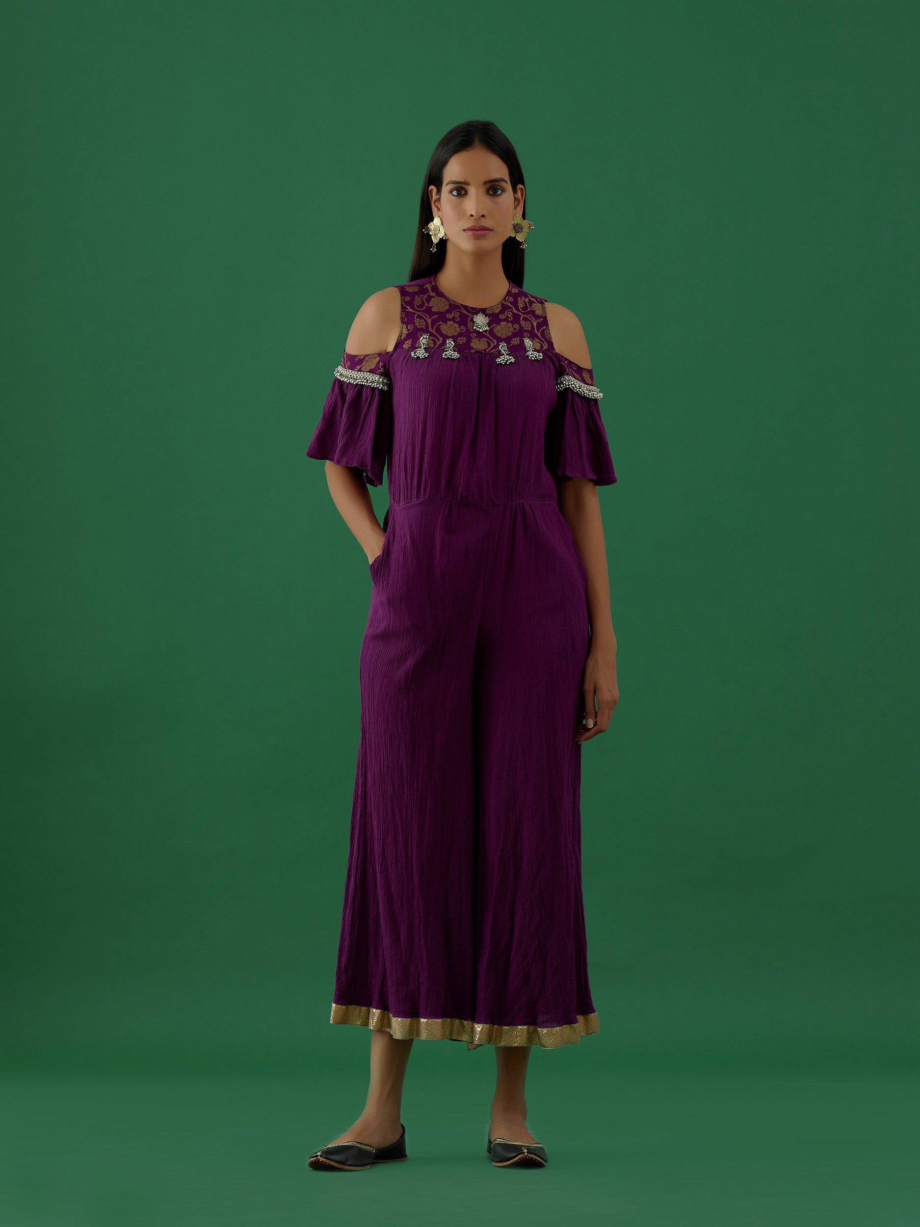 Aparajita - Purple (Jumpsuit) - 5elements