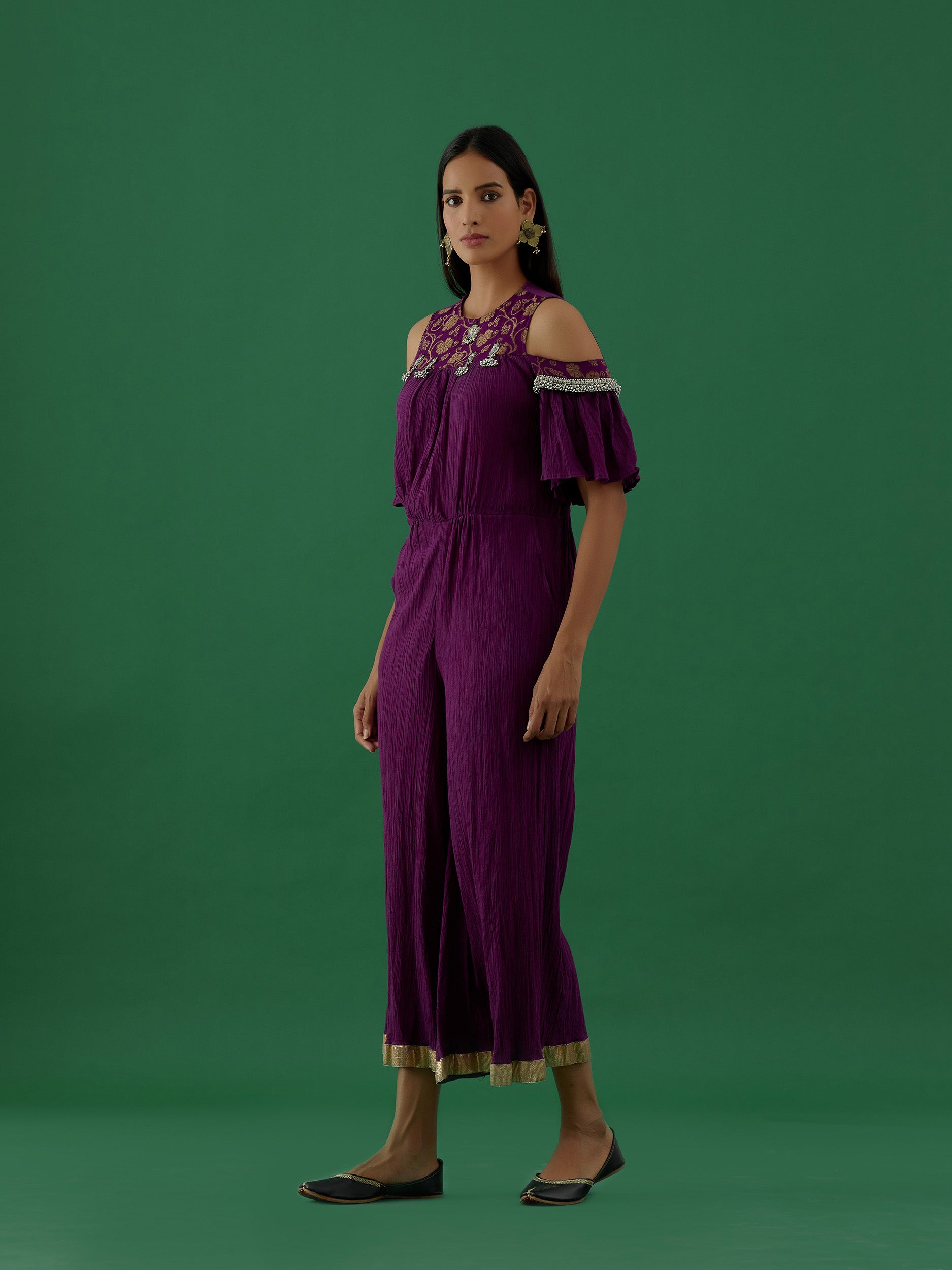 Aparajita - Purple (Jumpsuit) - 5elements