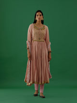 Adhira - Baby Pink kurta Set - 5elements