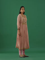 Adhira - Baby Pink kurta Set - 5elements