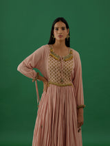 Adhira - Baby Pink kurta Set - 5elements