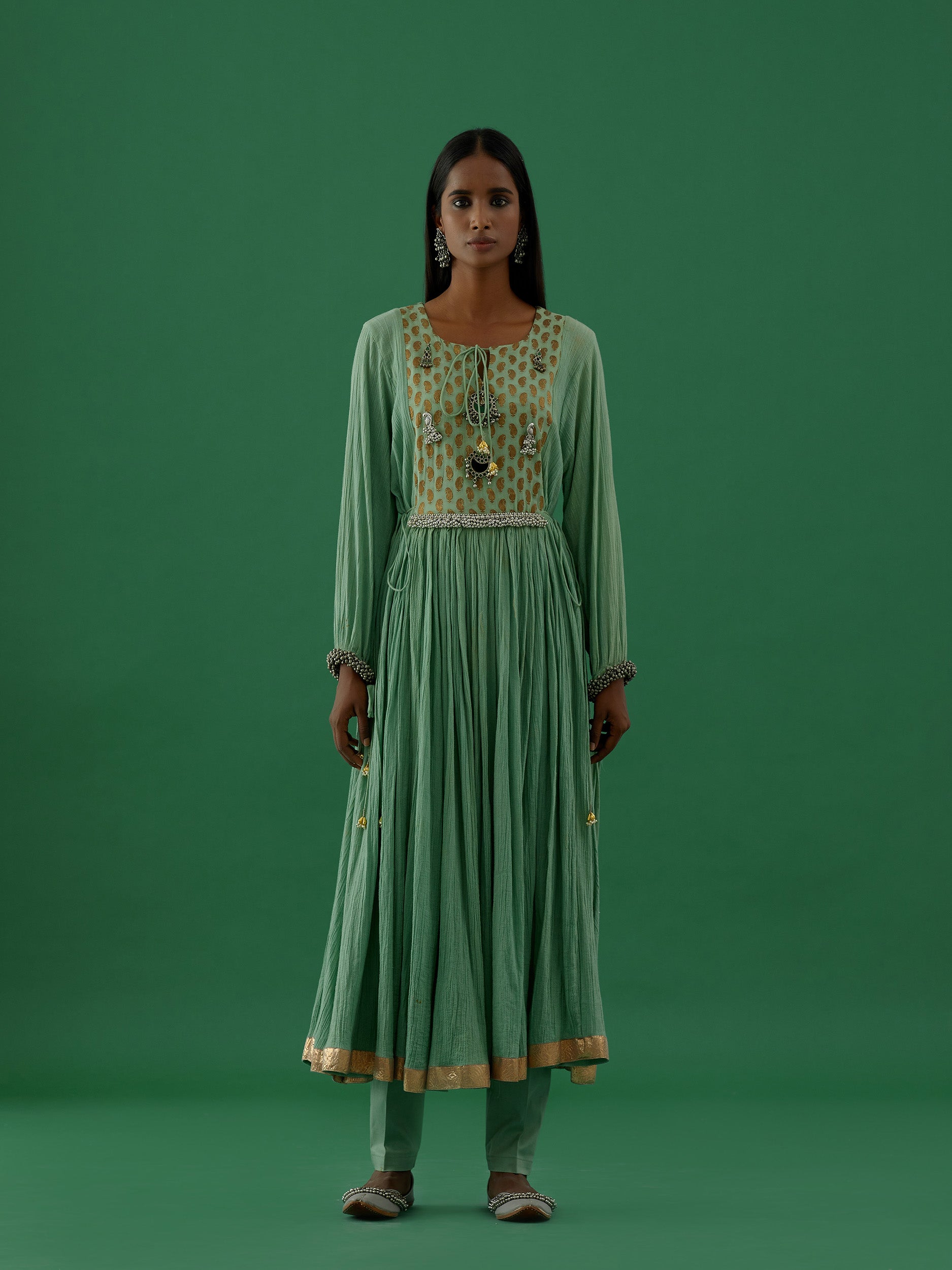 Adhira - Mint kurta Set - 5elements