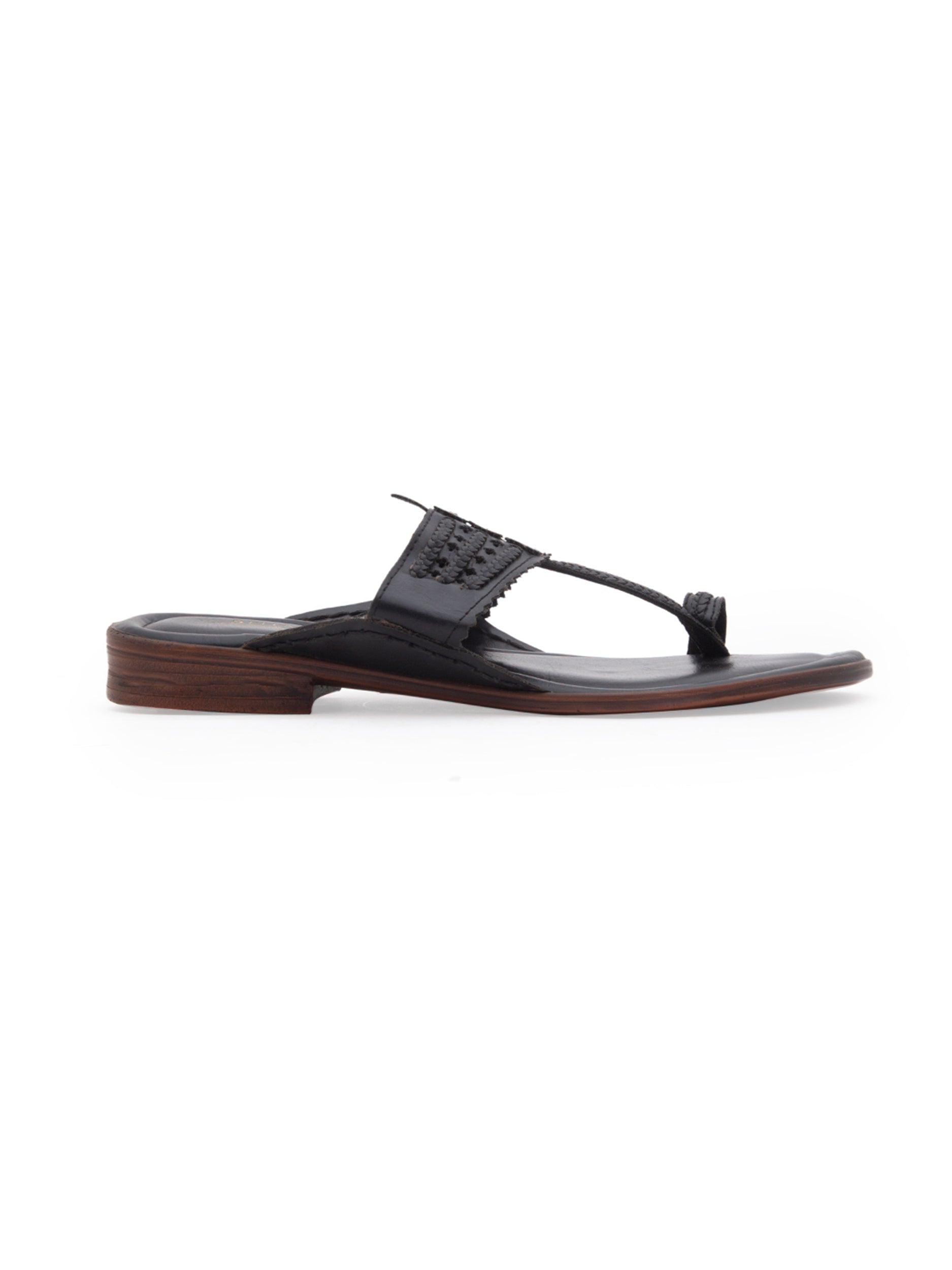 Black kolhapuri For Women 5elements