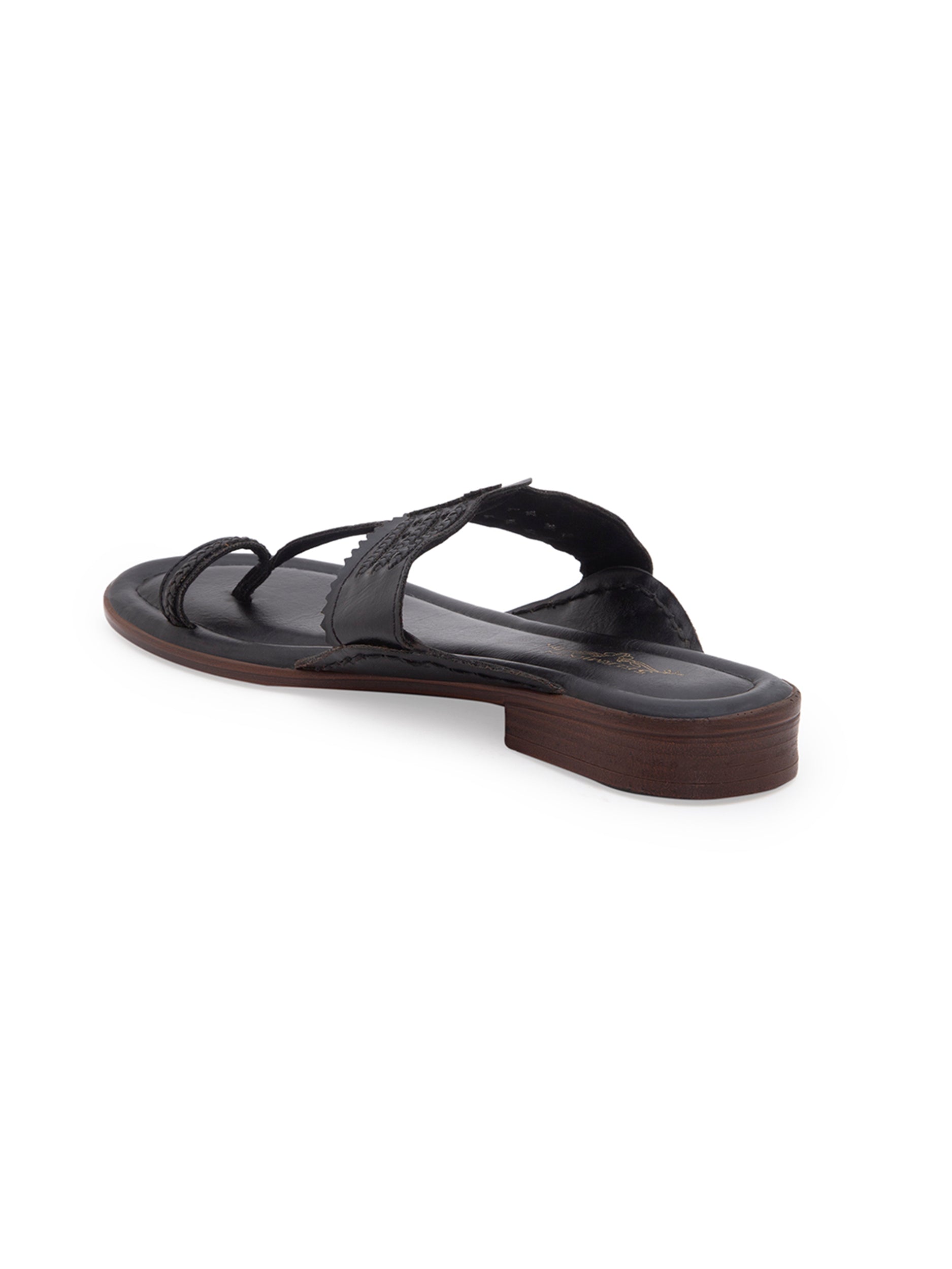 Black kolhapuri For Women 5elements