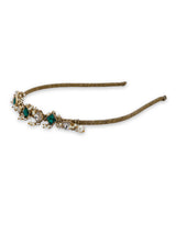 Self Design Kundan Studded Hairband - 5elements