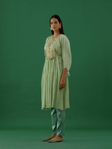 Trishika - Mint kurta Set - 5elements
