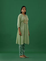 Trishika - Mint kurta Set - 5elements