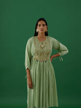Trishika - Mint kurta Set - 5elements