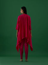 Fuchsia Embellished Tunic Set - 5elements