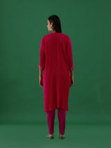 Ditya - Hot Pink kurta Set - 5elements