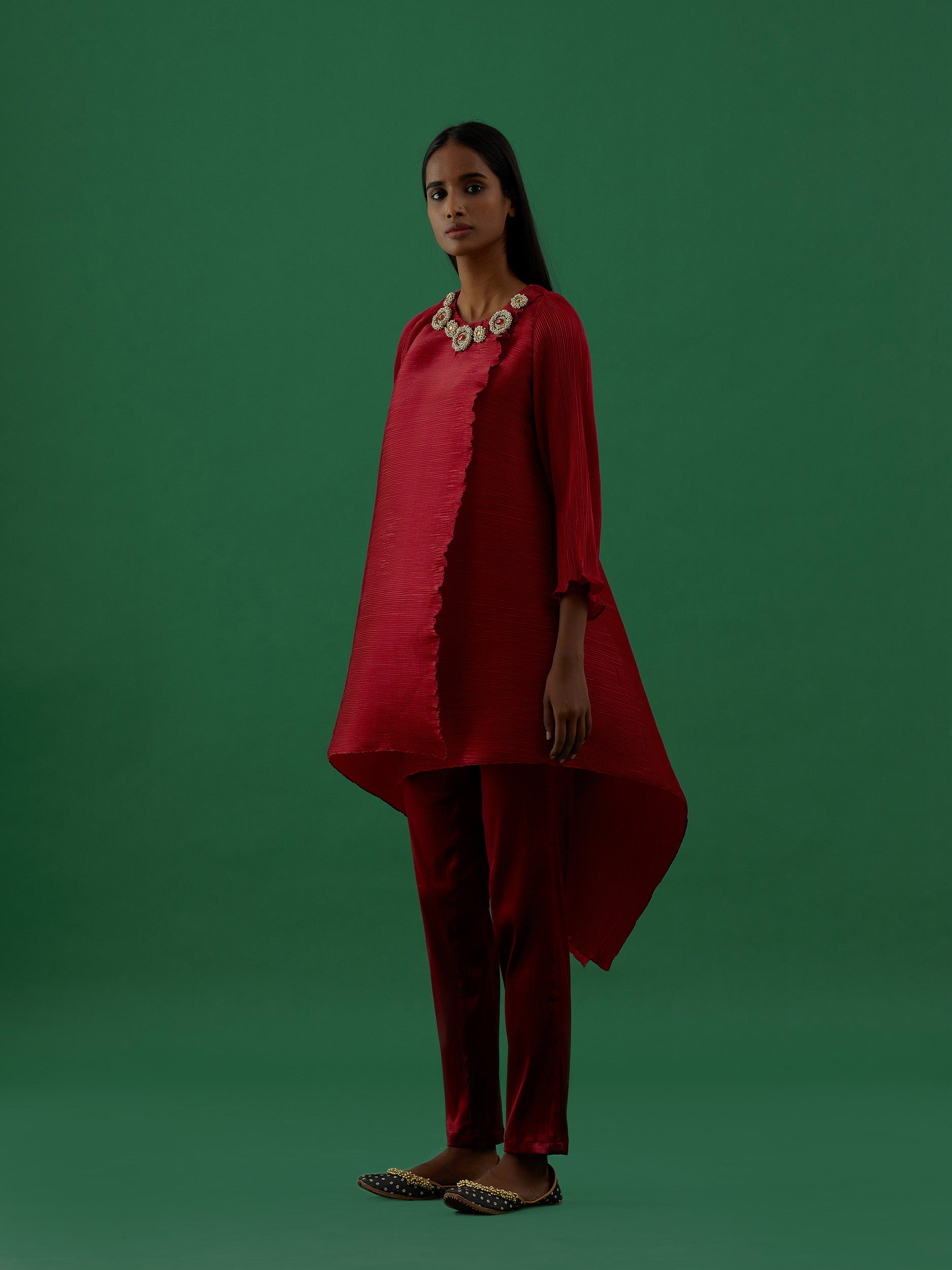 Saanvi - Maroon Top - 5elements