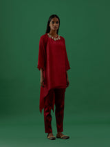 Saanvi - Maroon Top - 5elements