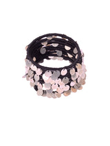Nyara Bangle- Black (Silver) - 5elements