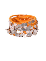 Nyara Bangle- Mustard (Silver) - 5elements