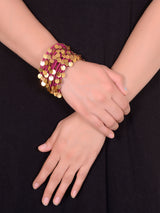 Nyara Bangle- Onion Pink (Gold) - 5elements