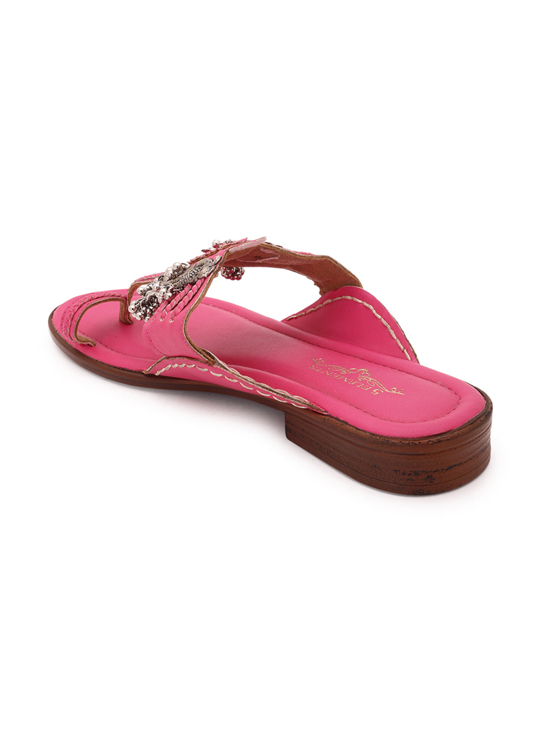 Mayoor - Pink kolhapuri 5elements
