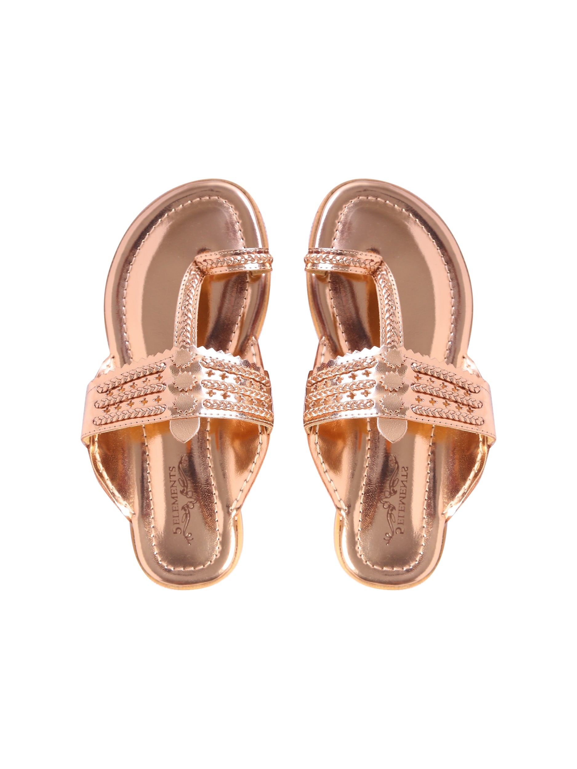 Classic Rose Gold (kolhapuri for women) 5elements