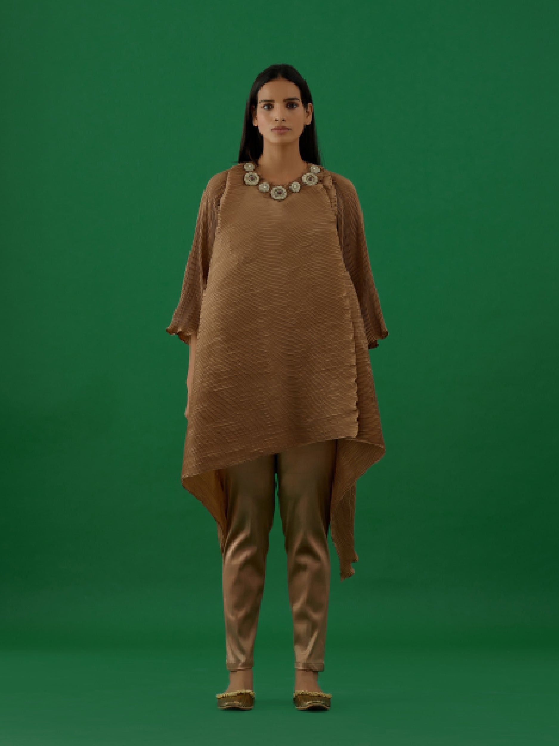 Saanvi - Brown Top - 5elements
