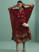 Tejaswani - Maroon (kaftan) - 5elements