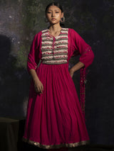 Akriti - Pink kurta Set - 5elements