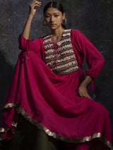 Akriti - Pink kurta Set - 5elements