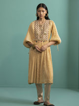 Trishika - Beige kurta Set - 5elements