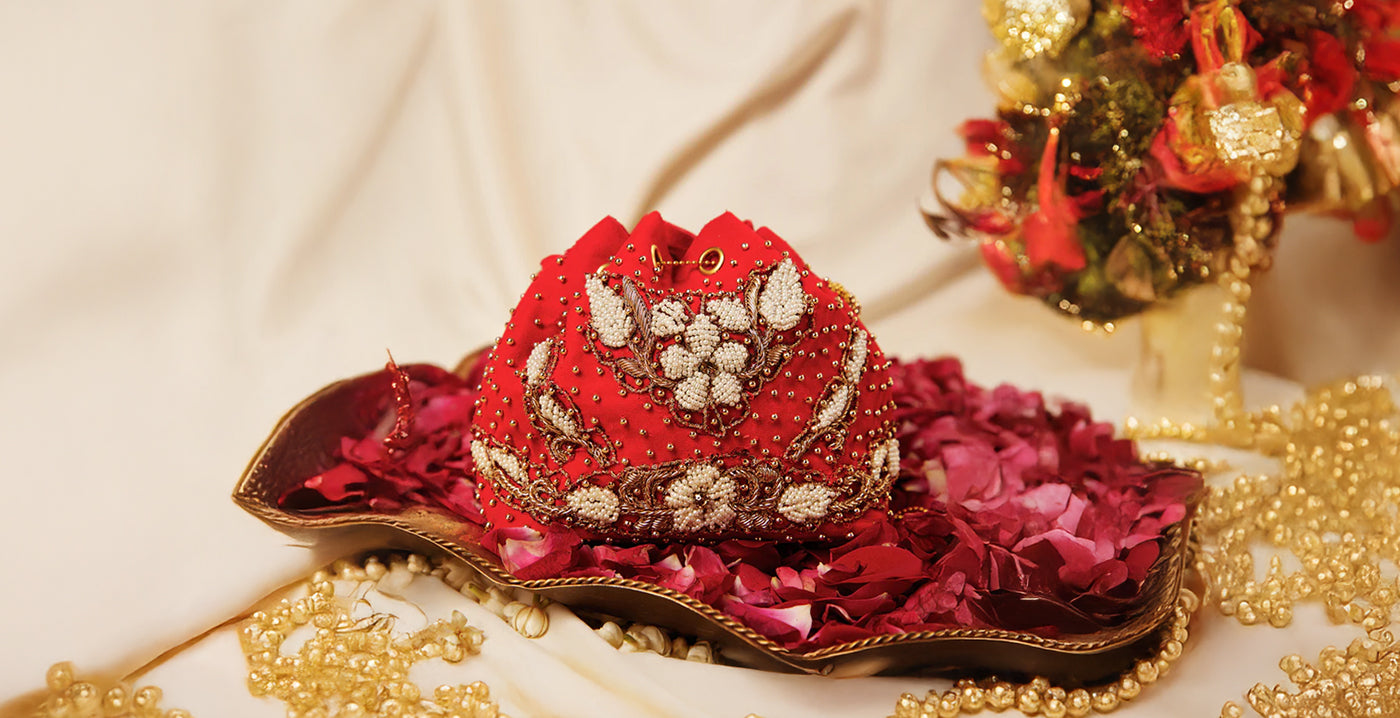 Complete Your Bridal Look with Designer Potli Bags by 5 Elements