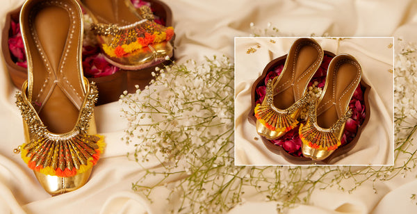 Style Your Bridal Look with Punjabi Wedding Juttis from 5 Elements