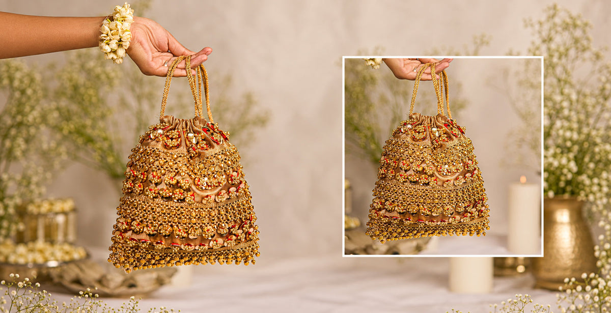 How to Choose the Perfect Bridal Potli Bag for Your Wedding Day