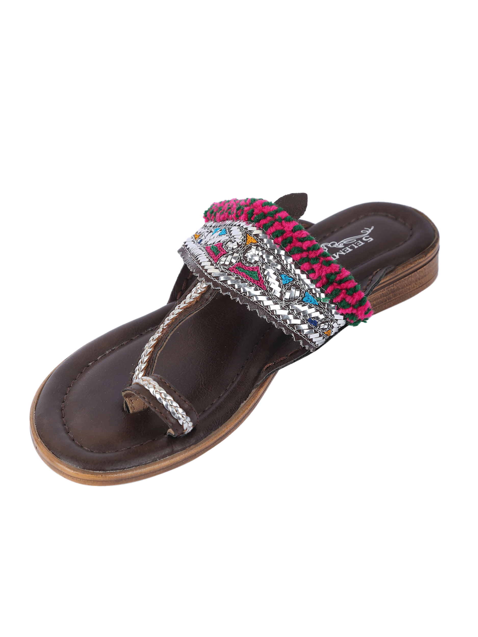 Traditional Fuchsia (Kolhapuri)