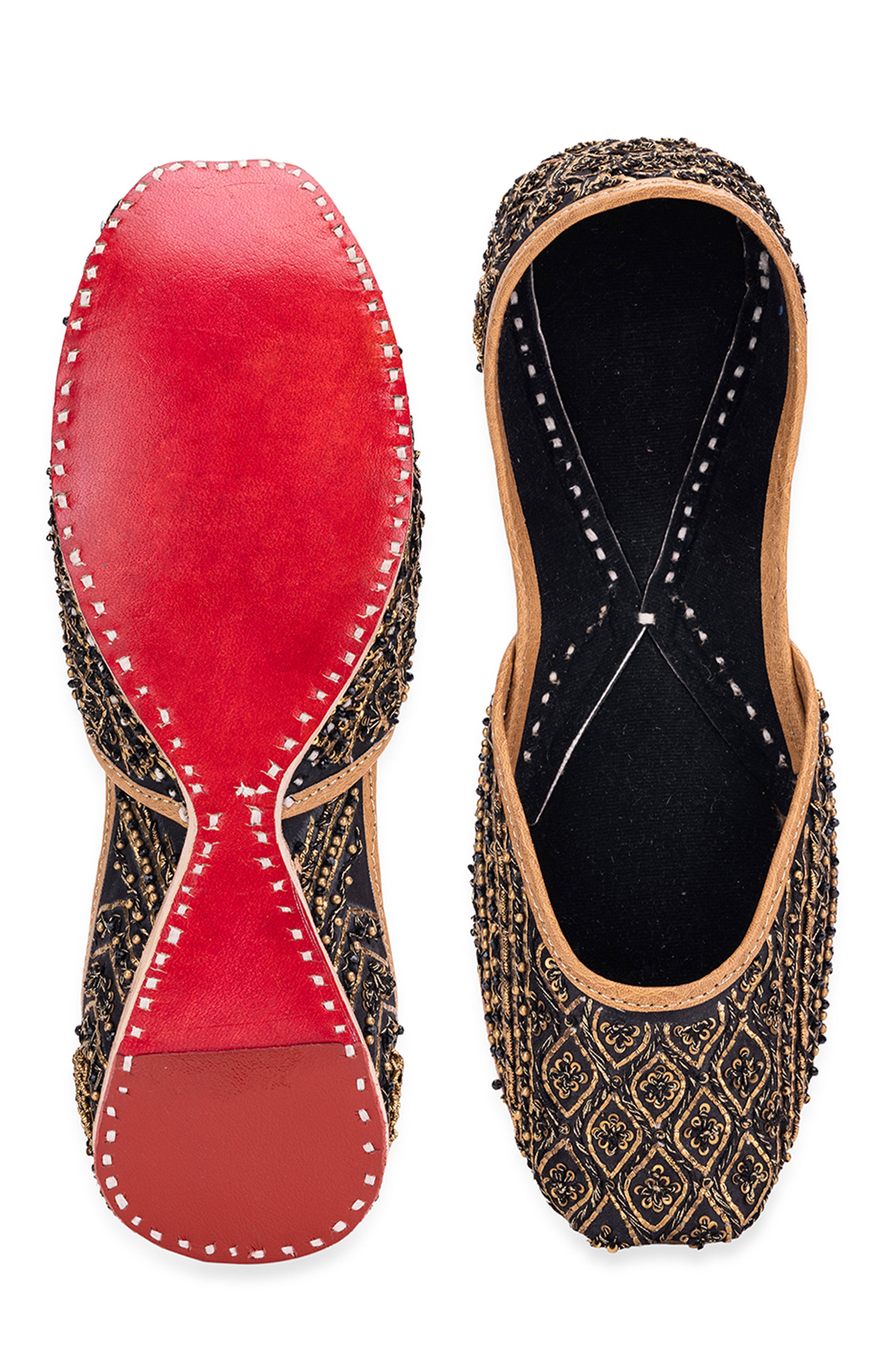 Kanishka Black Jutti