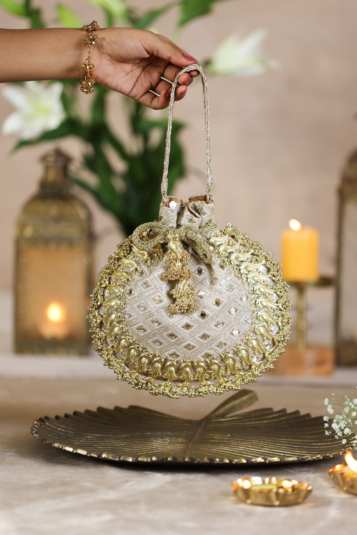 Adrisha Silver Potli image 1