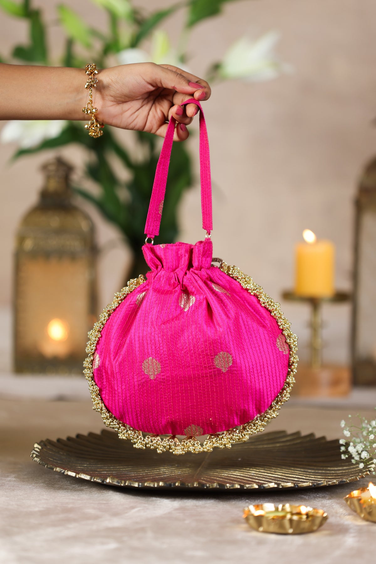 Adrisha Pink Potli image 1
