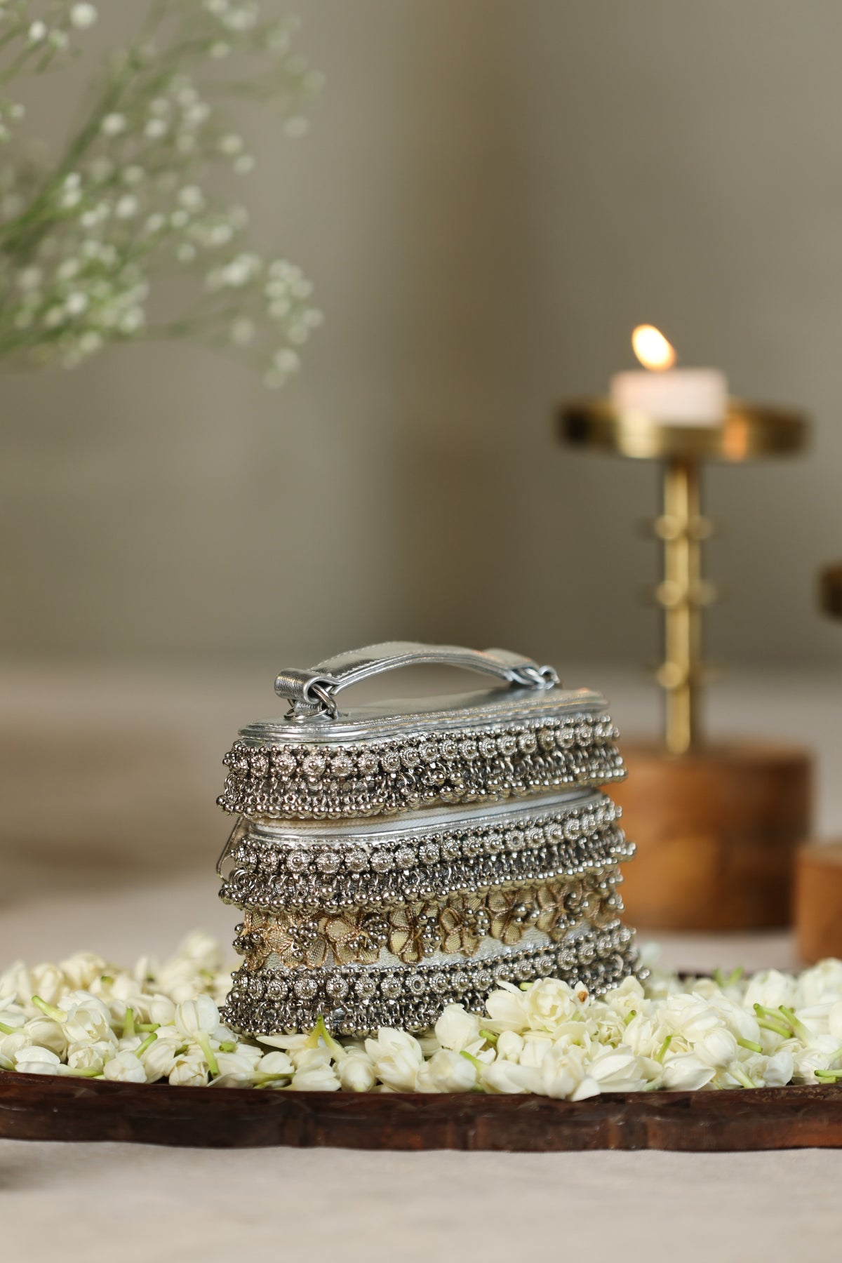 Nivara Silver Clutch image 2