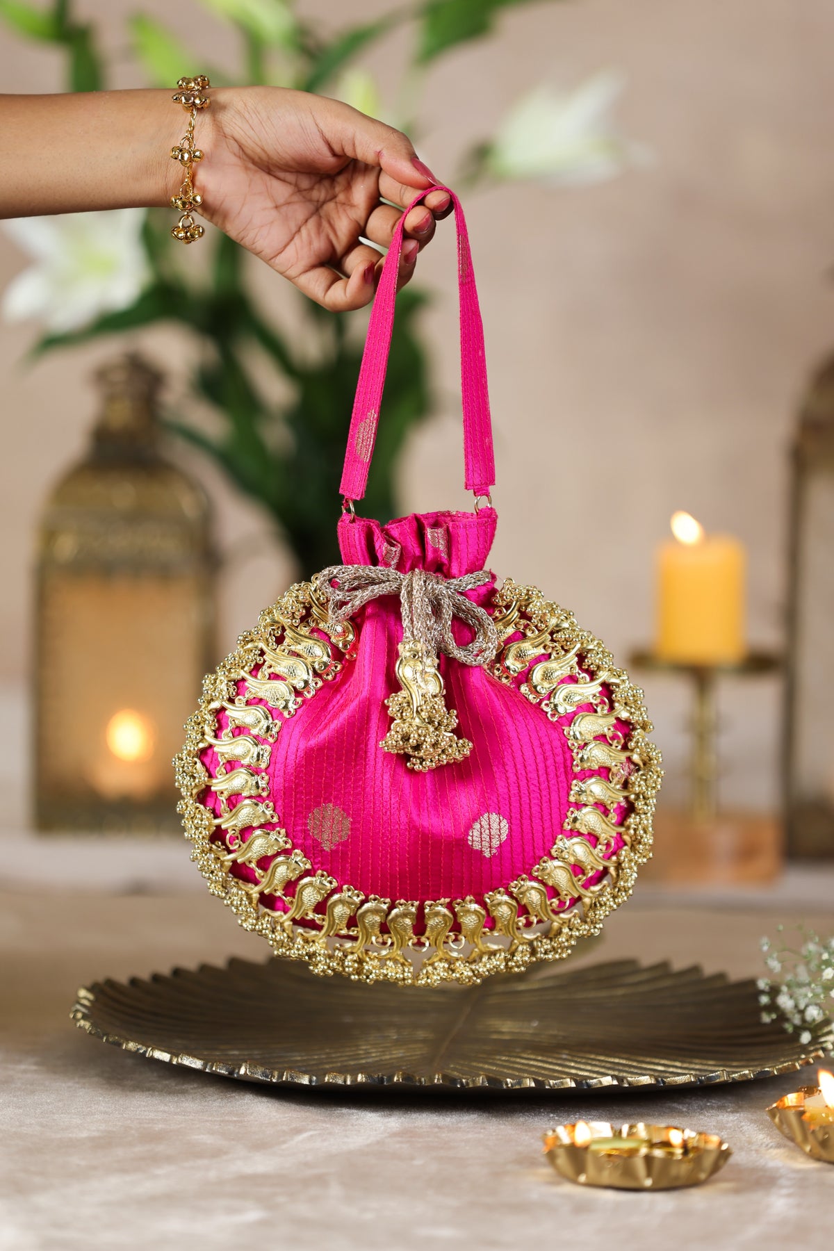 Adrisha Pink Potli image 2