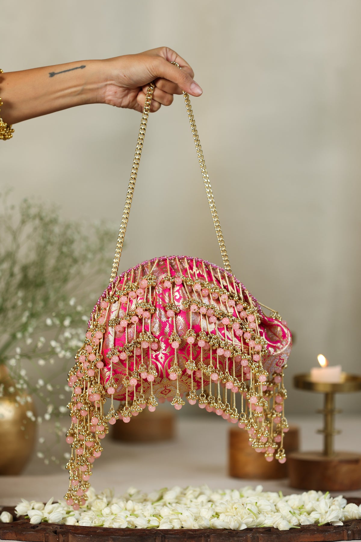 Latika Pink Handbag image 3