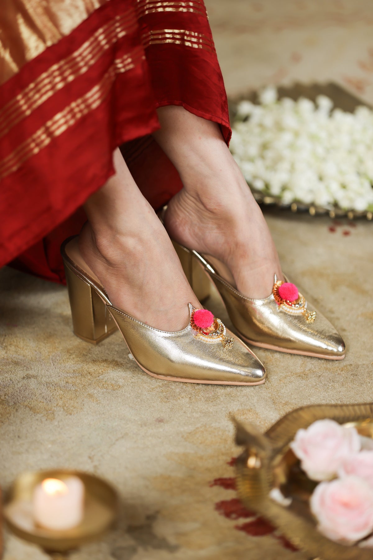 Ishira Gold Heels image 6