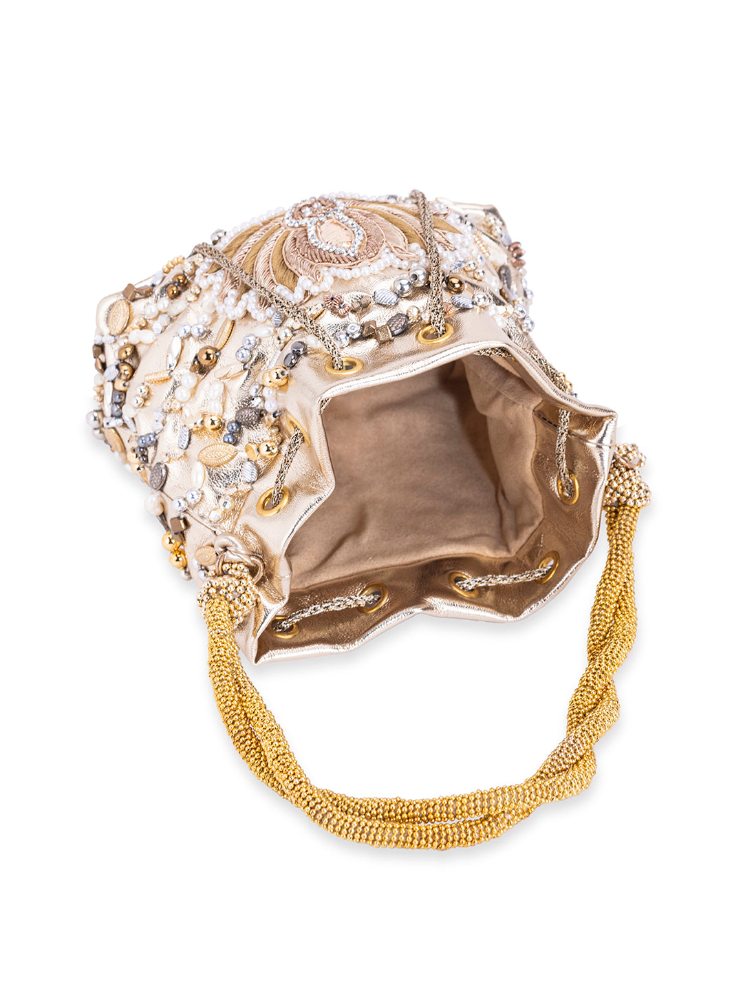 Gold Lotus (Potli)